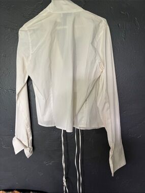 Anne Fontaine White Button-Up Shirt